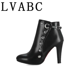 2018 Ladies Platform Ankle Boots Women High Heel Shoes Autumn Winter Warm Zip Botas Mujer Heeled Footwear Size 34-48
2018 Ladies Platform Ankle Boots Women High Heel Shoes Autumn Winter Warm Zip Botas Mujer Heeled Footwear Size 34-48