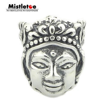Mistletoe Jewelry Genuine 925 Sterling Silver Head of Buddha Two Different Faces Charm Bead Fits European 3.0mm Bracelet
Mistletoe Jewelry Genuine 925 Sterling Silver Head of Buddha Two Different Faces Charm Bead Fits European 3.0mm Bracelet
