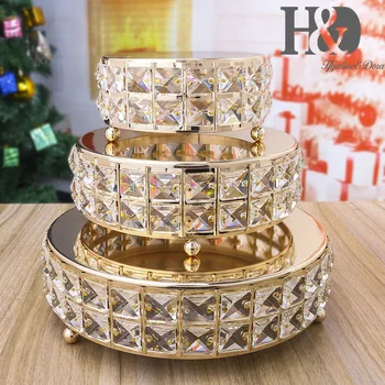 H&D 3 Tiers Wedding Cake Stand Glass Metal Cupcake Plate with Crystal Dessert Pedestal Party Display Birthday Decoration Supply
H&D 3 Tiers Wedding Cake Stand Glass Metal Cupcake Plate with Crystal Dessert Pedestal Party Display Birthday Decoration Supply