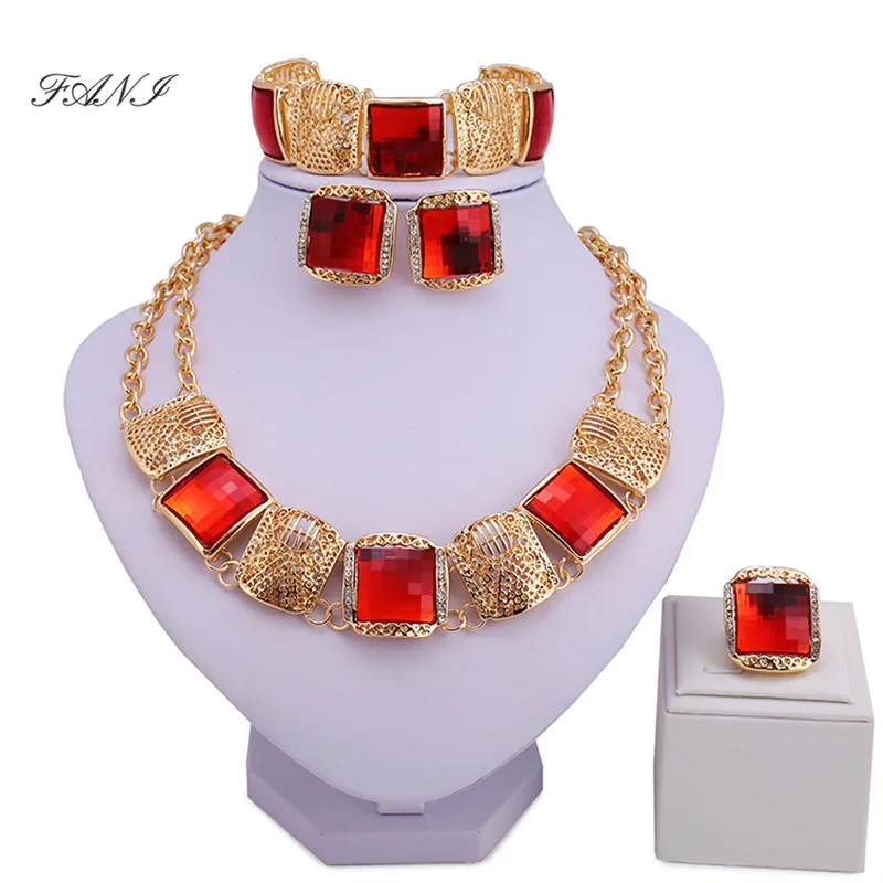 Fani 2018 nigerian bridal bead Jewelry Sets Women customer Dubai Gold Color Brand crystal jewelry set Wholesale Colorful Jewelry
Fani 2018 nigerian bridal bead Jewelry Sets Women customer Dubai Gold Color Brand crystal jewelry set Wholesale Colorful Jewelry