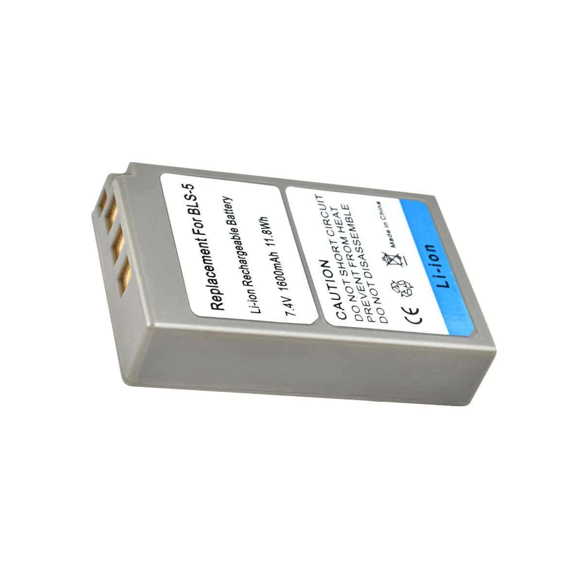 Batterie 1600mAh type BLS-5 BLS-50 PS-BLS5 Pour Olympus E-PL5