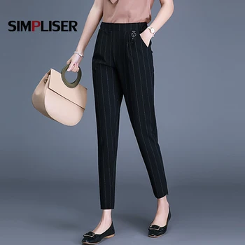 Women Suit Harem Pants 2019 Female Office Work Trousers Striped Black Ladies Big Sizes Femme Pantalon Mid Waist 5XL 4XL Quality
Women Suit Harem Pants 2019 Female Office Work Trousers Striped Black Ladies Big Sizes Femme Pantalon Mid Waist 5XL 4XL Quality