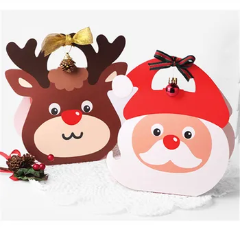 100pcs DIY Elk Santa Claus Christmas apple box cookie chocolate candy biscuit paper box party favor Xmas decoration gift box
100pcs DIY Elk Santa Claus Christmas apple box cookie chocolate candy biscuit paper box party favor Xmas decoration gift box