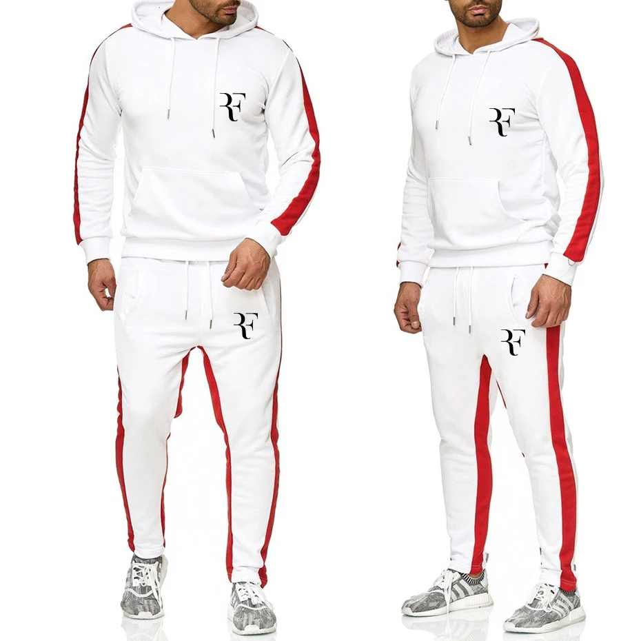 Men Two Pieces Set New Fashion Hooded Sweatshirts Sportswear Men Tracksuit Hoodie Roger Federer Brand Clothes Hoodies+Pants Sets
Men Two Pieces Set New Fashion Hooded Sweatshirts Sportswear Men Tracksuit Hoodie Roger Federer Brand Clothes Hoodies+Pants Sets