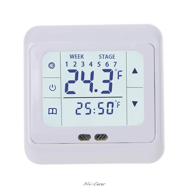 Thermoregulator Touch Screen Heating Thermostat for Warm Floor,Electric Heating System Temperature Controller With Kid Lock
Thermoregulator Touch Screen Heating Thermostat for Warm Floor,Electric Heating System Temperature Controller With Kid Lock