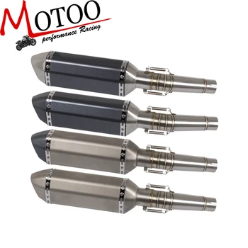 Motoo - Motorcycle Exhaust Muffler Pipe Link Pipe Carbon Fiber Exhaust Slip on Escape FOR HONDA NC700 NC750 NC750X 2012-2017
Motoo - Motorcycle Exhaust Muffler Pipe Link Pipe Carbon Fiber Exhaust Slip on Escape FOR HONDA NC700 NC750 NC750X 2012-2017