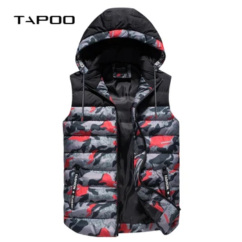 New Brand Men's Fashion Vests Detachable Hooded Camouflage Patchwork Waistcoat Quality Keep Warm Down Feather Men Sleeveless
New Brand Men's Fashion Vests Detachable Hooded Camouflage Patchwork Waistcoat Quality Keep Warm Down Feather Men Sleeveless