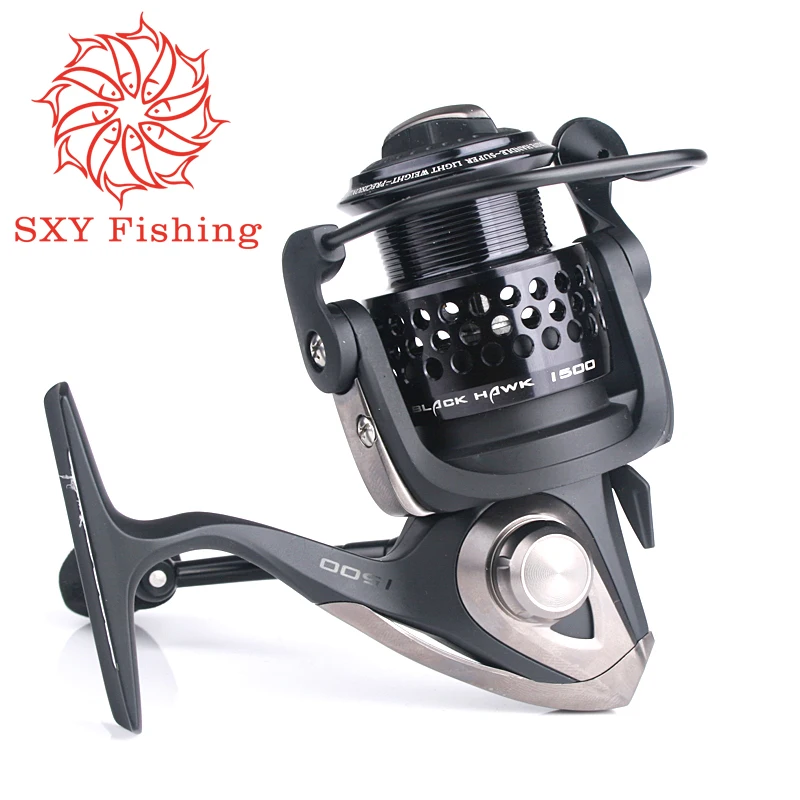 FREE SHIPPING EBH1500 type 6shaft spinning metal fishing reel Fishing force 8kg Aluminium alloy body Super light lure reel
FREE SHIPPING EBH1500 type 6shaft spinning metal fishing reel Fishing force 8kg Aluminium alloy body Super light lure reel