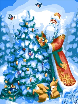 Best Pictures DIY Digital Oil Painting Paint By Numbers Christmas Birthday Unique Gift Santa Claus and Christmas tree Q516
Best Pictures DIY Digital Oil Painting Paint By Numbers Christmas Birthday Unique Gift Santa Claus and Christmas tree Q516
