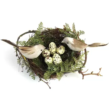 Gardening Circle Cage Home Props Gift Decor Decoration Handicrafts Desktop Ornament Fake Bird Nest Nature Simulation 13cm
Gardening Circle Cage Home Props Gift Decor Decoration Handicrafts Desktop Ornament Fake Bird Nest Nature Simulation 13cm