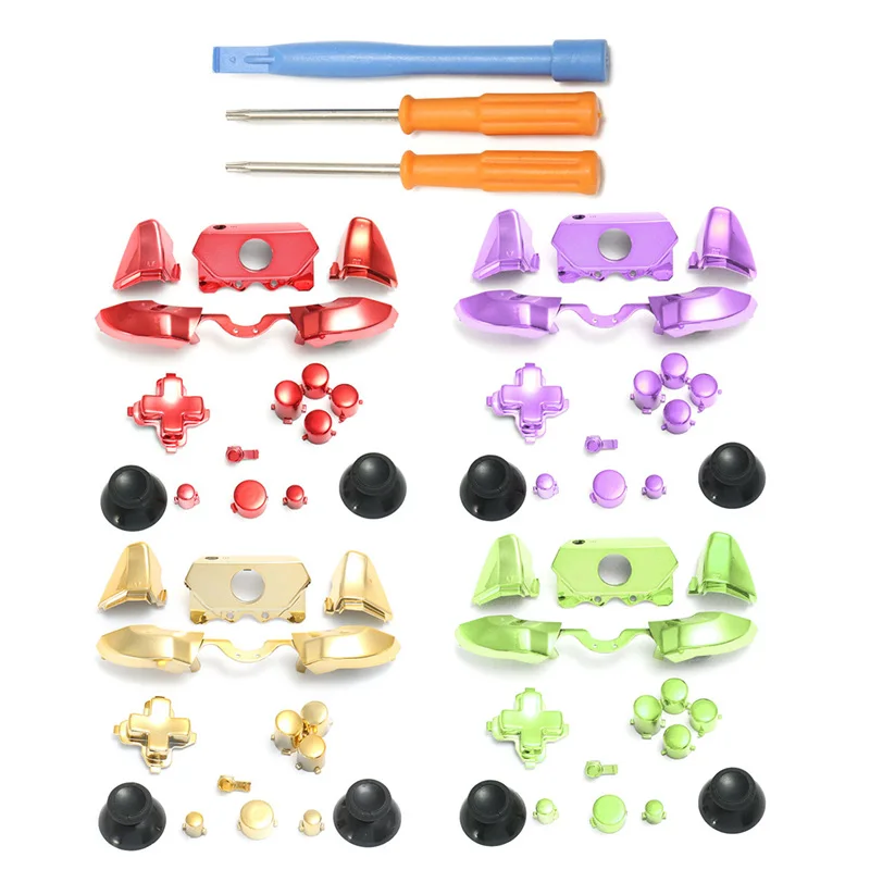 Replacement Bumper Trigger Button Bullet Full Set D-pad LB RB LT RT Buttons + T8H&T6 Tools for Xbox One Elite Controller Chrome
Replacement Bumper Trigger Button Bullet Full Set D-pad LB RB LT RT Buttons + T8H&T6 Tools for Xbox One Elite Controller Chrome