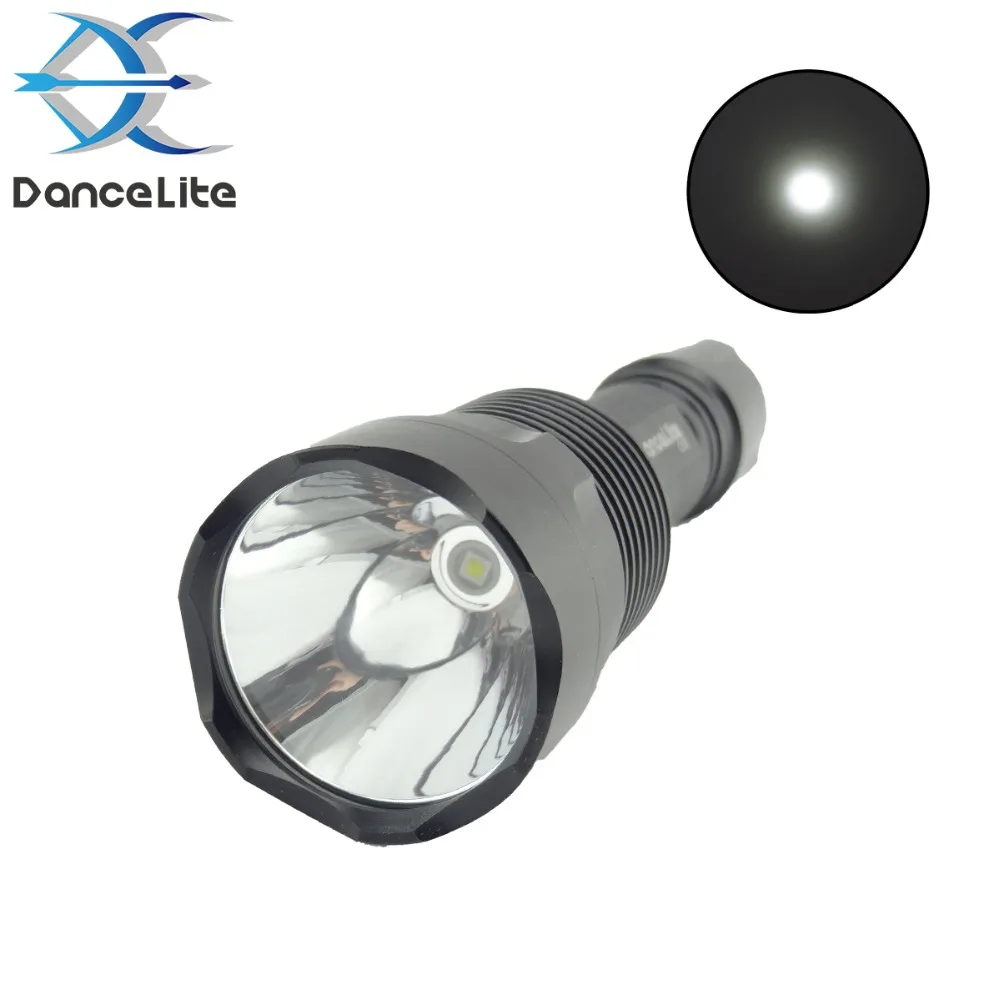 

Powerful DanceLite C12 XP-L Hi V3 10W 1-MODE(on/off) LED Hunting Flashlight, Lantern