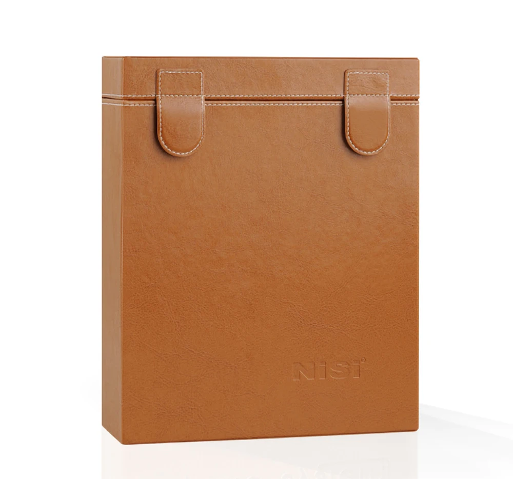 New Portable Genuine Leather Square Filter Holder Storage Protector Case Pouch Bag Box for 150*170mm/150*150mm Filters 6 Slots
New Portable Genuine Leather Square Filter Holder Storage Protector Case Pouch Bag Box for 150*170mm/150*150mm Filters 6 Slots