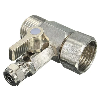 RO Feed Water Adapter 1/2" to 1/4" Ball Valve Faucet Tap Feed Reverse Osmosis Silver
RO Feed Water Adapter 1/2" to 1/4" Ball Valve Faucet Tap Feed Reverse Osmosis Silver