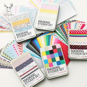 27pcs/box Korea Stationery Sticker Set Tin Box Decorative Diy Diary Sticker Washi Masking Tape Craft Stickers School Supplies
27pcs/box Korea Stationery Sticker Set Tin Box Decorative Diy Diary Sticker Washi Masking Tape Craft Stickers School Supplies