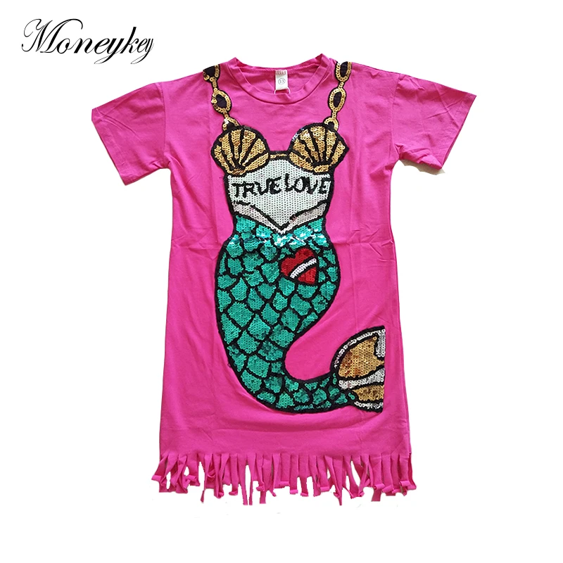 Baby Girl Embroidery Dress Cartoon Mermaid Sequins Tassel Dresses For Girls Summer Beach Dress Children Clothing Kids Vestidos
Baby Girl Embroidery Dress Cartoon Mermaid Sequins Tassel Dresses For Girls Summer Beach Dress Children Clothing Kids Vestidos