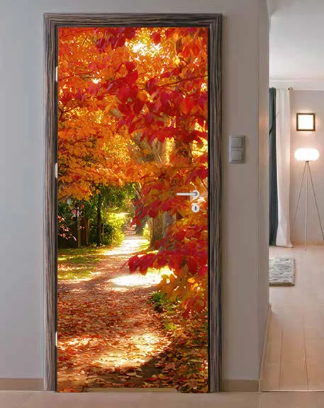 3D Door Sticker Fall Red Leave Way Wall Sticker DIY Door Cover Kitchen Home Decoration Accessories Modern 3d Wall Stickers
3D Door Sticker Fall Red Leave Way Wall Sticker DIY Door Cover Kitchen Home Decoration Accessories Modern 3d Wall Stickers