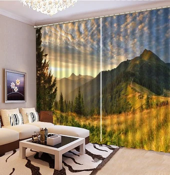 3D Curtain Beautiful Mountain Scenery In The Setting Sun 3D Landscape Curtains Interior Decoration Blackout Curtains 
3D Curtain Beautiful Mountain Scenery In The Setting Sun 3D Landscape Curtains Interior Decoration Blackout Curtains