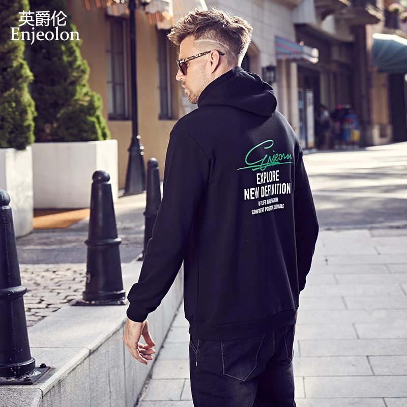 Enjeolon brand Long Sleeve hoodies Sweatshirt Men cotton printing hooded men Sweatshirt cool Pullover Clothing WY137
Enjeolon brand Long Sleeve hoodies Sweatshirt Men cotton printing hooded men Sweatshirt cool Pullover Clothing WY137