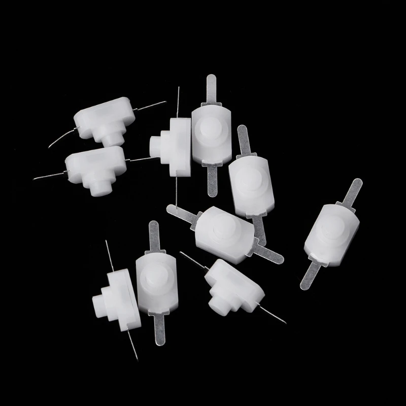 10 Pcs DC Latching Push Button Switch On Off For Torch Flashlight Light Lamp Wall Outlet
10 Pcs DC Latching Push Button Switch On Off For Torch Flashlight Light Lamp Wall Outlet