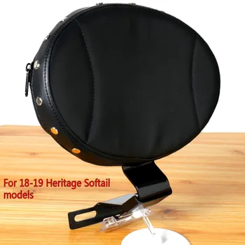Studded Black Plug-In Driver Backrest With Pocket Fit For Harley Fatboy Heritage Softail 2018 2019 Models
Studded Black Plug-In Driver Backrest With Pocket Fit For Harley Fatboy Heritage Softail 2018 2019 Models