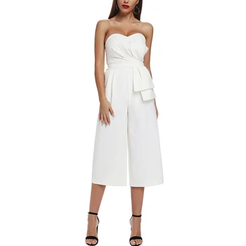 Seamyla 2020 New Elegant White Jumpsuit Women Sexy Strapless Bodycon Calf Length Pant Overalls Celebrity Party Jumpsuits Rompers
Seamyla 2020 New Elegant White Jumpsuit Women Sexy Strapless Bodycon Calf Length Pant Overalls Celebrity Party Jumpsuits Rompers