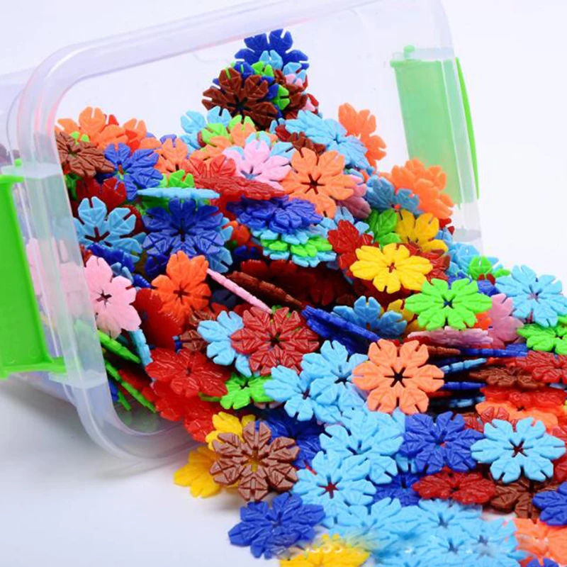 190pcs Snowflake Building Blocks With Storage Box Multi-Color High Quality Blocks DIY Educational Toys For Children Constructor
190pcs Snowflake Building Blocks With Storage Box Multi-Color High Quality Blocks DIY Educational Toys For Children Constructor