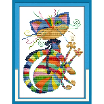 Everlasting Love Christmas Colorful Cat Ecological Cotton Chinese Cross Stitch Kits Counted Stamped New Store Sales Promotion
Everlasting Love Christmas Colorful Cat Ecological Cotton Chinese Cross Stitch Kits Counted Stamped New Store Sales Promotion