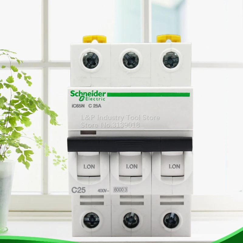 100% New Original Schneider IC65N 3P C25A A9F18325 Vacuum Mini Circuit Breaker MCB Acti 9 Type C
100% New Original Schneider IC65N 3P C25A A9F18325 Vacuum Mini Circuit Breaker MCB Acti 9 Type C