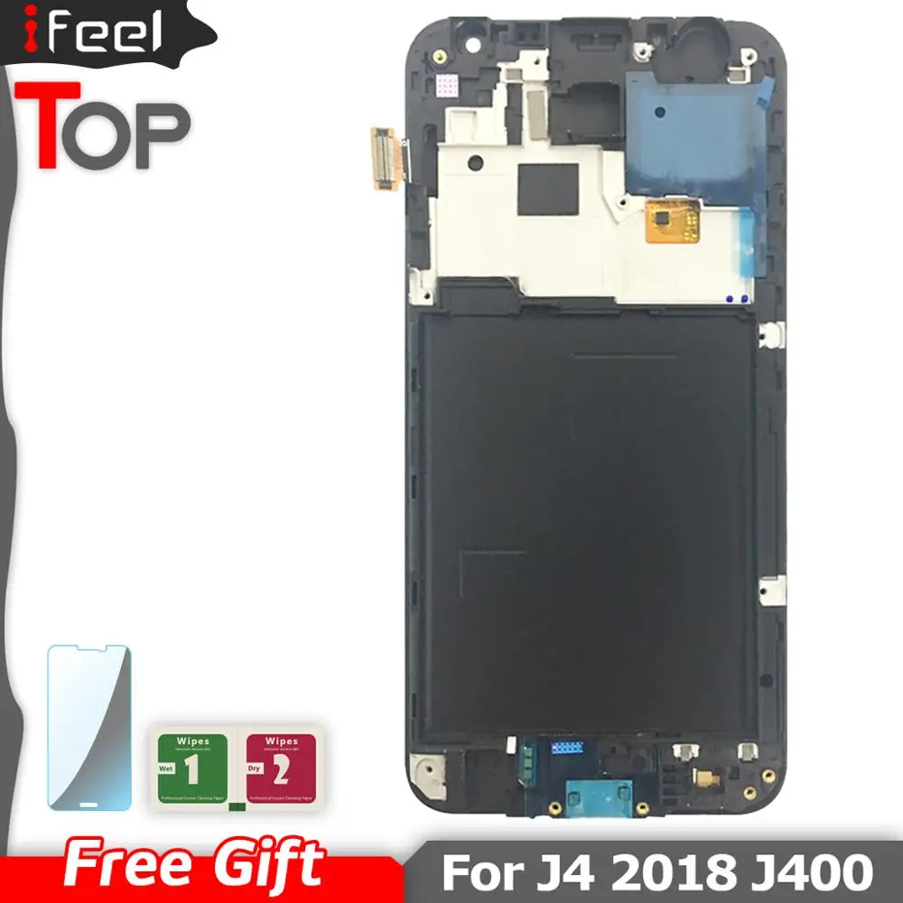 J400 ЖК дисплей для Samsung Galaxy J4 2018 J400F SM J400F/H/P/M/G/DS сенсорный экран с рамкой дигитайзер