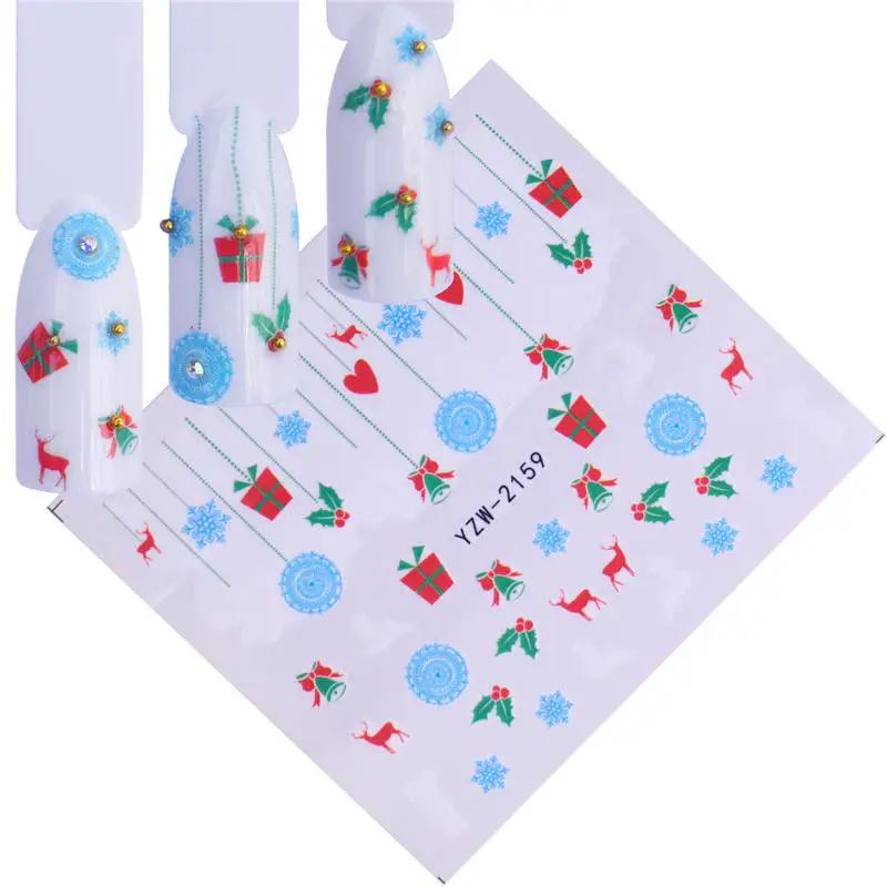 1 PC Christmas Gift pattern Water Transfer Nail Art Sticker Decal Slider Manicure Wraps Tool Tips
1 PC Christmas Gift pattern Water Transfer Nail Art Sticker Decal Slider Manicure Wraps Tool Tips