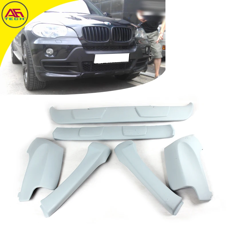 PP primer car body kit front lip, rear diffuser front splitters and bak arpons body kit for BMW E70 X5 2008-2010
PP primer car body kit front lip, rear diffuser front splitters and bak arpons body kit for BMW E70 X5 2008-2010