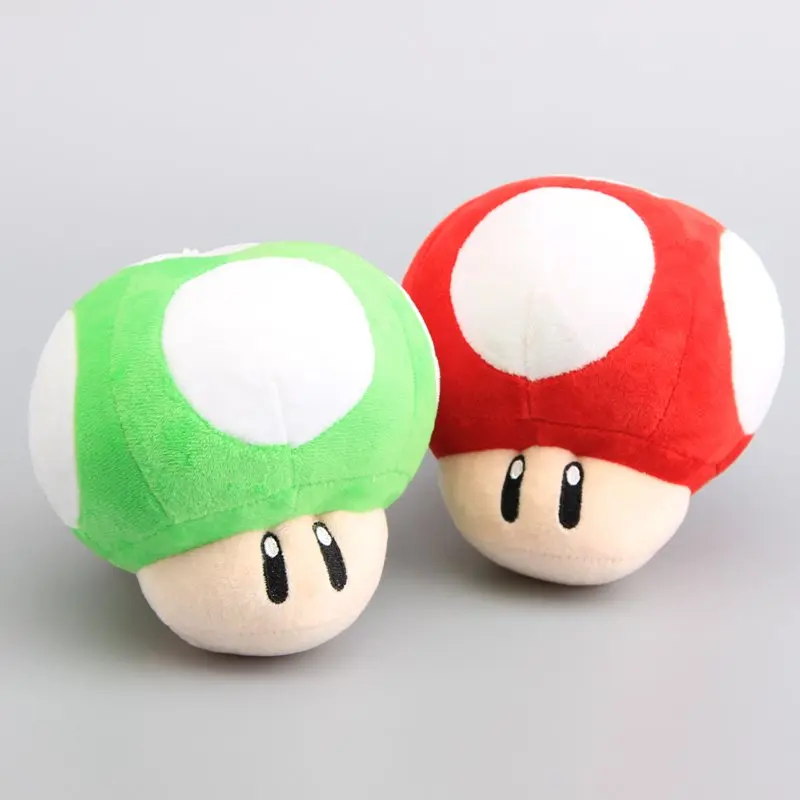 2 Colors Super Mario Bros Mushrooms Green & Red Plush Dolls Cute Stuffed Toys 6" 15 CM
2 Colors Super Mario Bros Mushrooms Green & Red Plush Dolls Cute Stuffed Toys 6" 15 CM