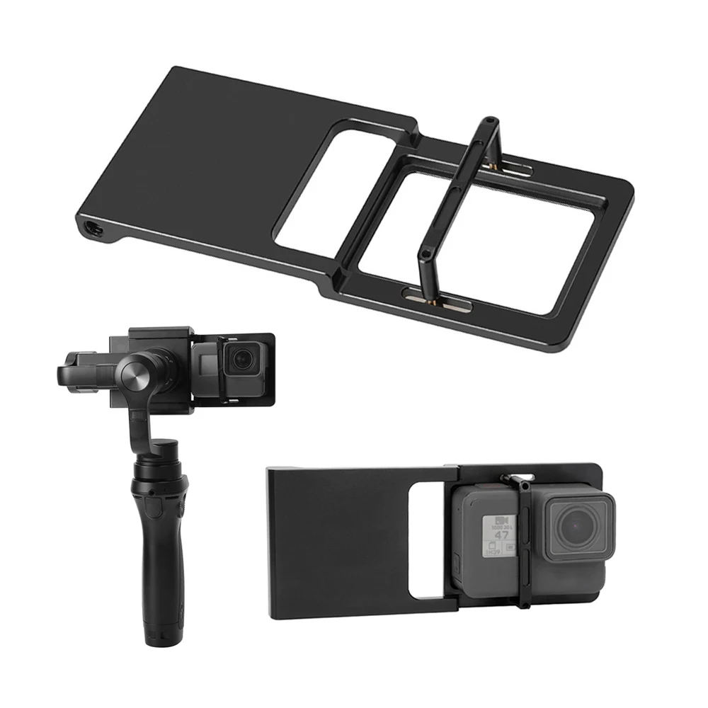 Handheld Gimbal Adapter Switch Mount Plate for GoPro Hero 7 6 5 4 3 for Xiaoyi 1 Yi for DJI Osmo Zhiyun Smooth Q Mobile
Handheld Gimbal Adapter Switch Mount Plate for GoPro Hero 7 6 5 4 3 for Xiaoyi 1 Yi for DJI Osmo Zhiyun Smooth Q Mobile