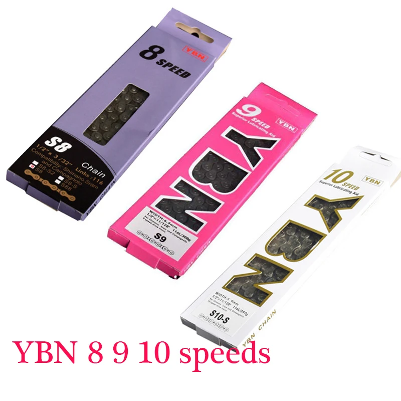 YBN 8 9 10 11 Speeds Chain Bicycle Chain MTB Road Bike Chain Ultralight 11S MTB Chain 24 27 30 33 Speeds
YBN 8 9 10 11 Speeds Chain Bicycle Chain MTB Road Bike Chain Ultralight 11S MTB Chain 24 27 30 33 Speeds