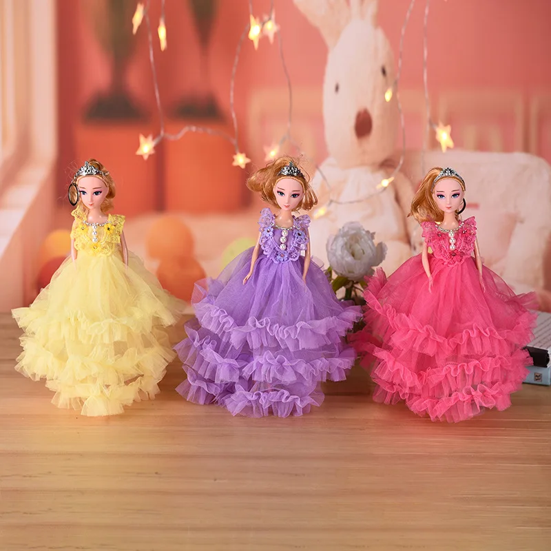 Dolls Toys for Girls Three-layer skirt Crown Princess Wedding Dress Pink Red Doll set Baby Doll Toy Birthday Christmas Gift
Dolls Toys for Girls Three-layer skirt Crown Princess Wedding Dress Pink Red Doll set Baby Doll Toy Birthday Christmas Gift