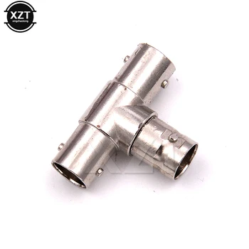 Newest Connector 100pcs/Lot 1 BNC Female Connector to 2 Female BNC Coupler Splitter Plug Adapter 3-way video adapter monitor
Newest Connector 100pcs/Lot 1 BNC Female Connector to 2 Female BNC Coupler Splitter Plug Adapter 3-way video adapter monitor