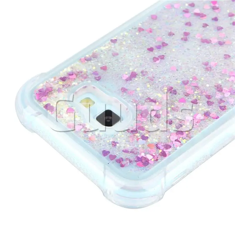 Dynamic Liquid Glitter Sand Quicksand Star TPU Case for Samsung Galaxy A7 2017 A720 - Rose