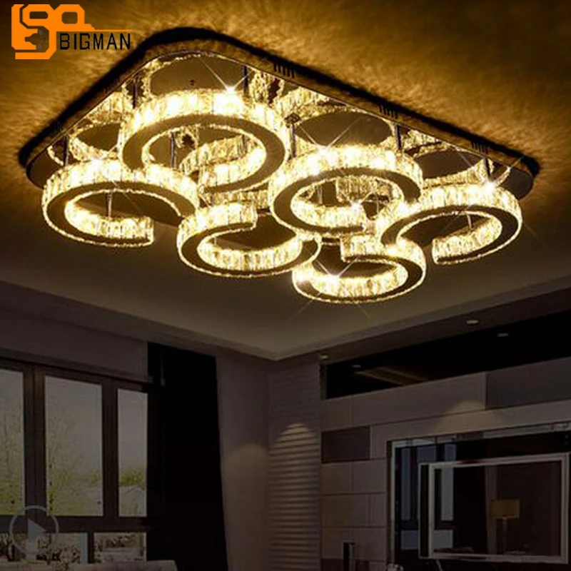 New arrival Modern Luster LED ceiling lamp rectangular LED crystal light for foyer dinning room hotel deco
New arrival Modern Luster LED ceiling lamp rectangular LED crystal light for foyer dinning room hotel deco
