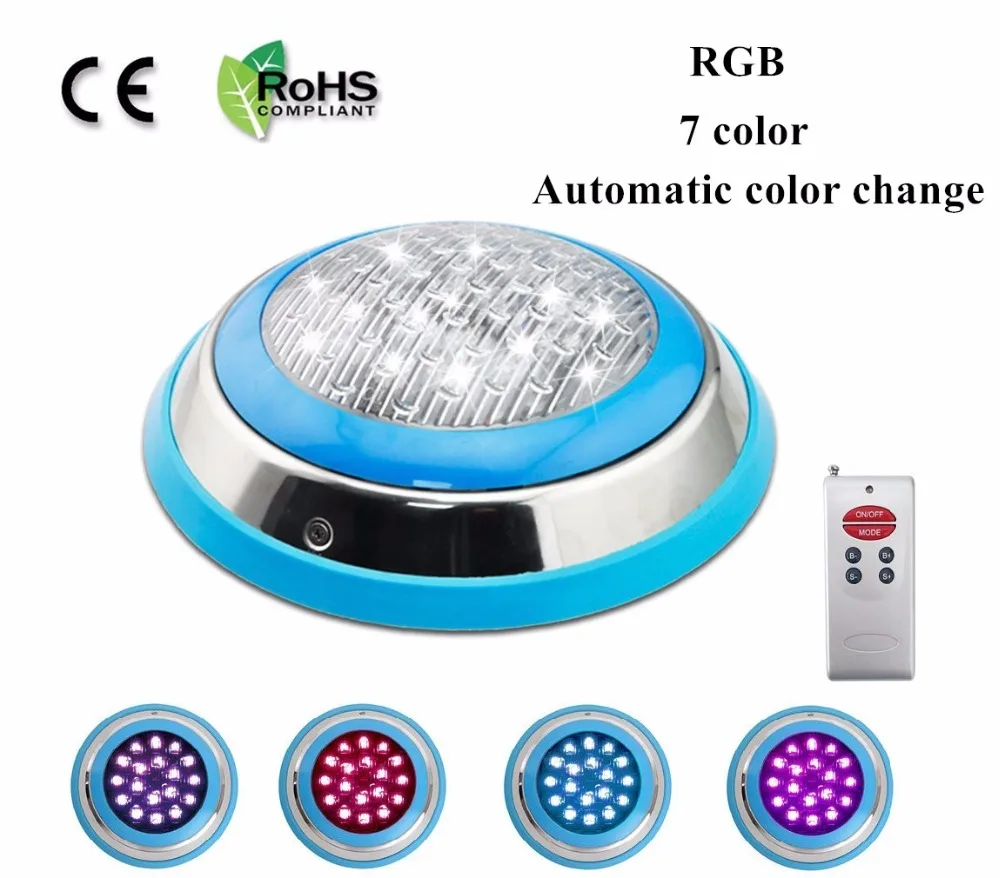 LED swimming pool light IP68 AC12V Remote Control 7 color RGB 18w 25w 35w 45w led Underwater Lighting pond led piscina
LED swimming pool light IP68 AC12V Remote Control 7 color RGB 18w 25w 35w 45w led Underwater Lighting pond led piscina