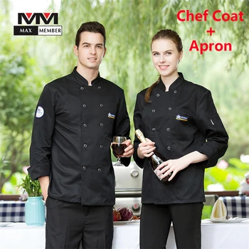 M-3XL Unisex Stand Collar Embroidery Badge Double Breasted Pocket Long Sleeve Kitchen Chef Restaurant Uniforms Cook Work Jackets
M-3XL Unisex Stand Collar Embroidery Badge Double Breasted Pocket Long Sleeve Kitchen Chef Restaurant Uniforms Cook Work Jackets