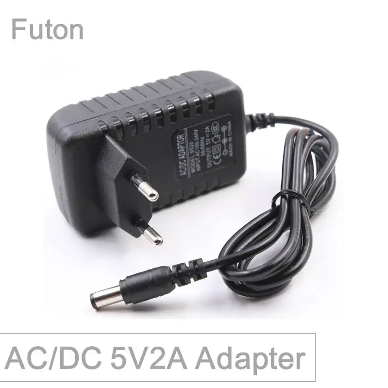 EU Plug AC110V-220V to DC5V Power Adapter 5V2A(10W) Power Supply For LED Strip Light And DIY
EU Plug AC110V-220V to DC5V Power Adapter 5V2A(10W) Power Supply For LED Strip Light And DIY