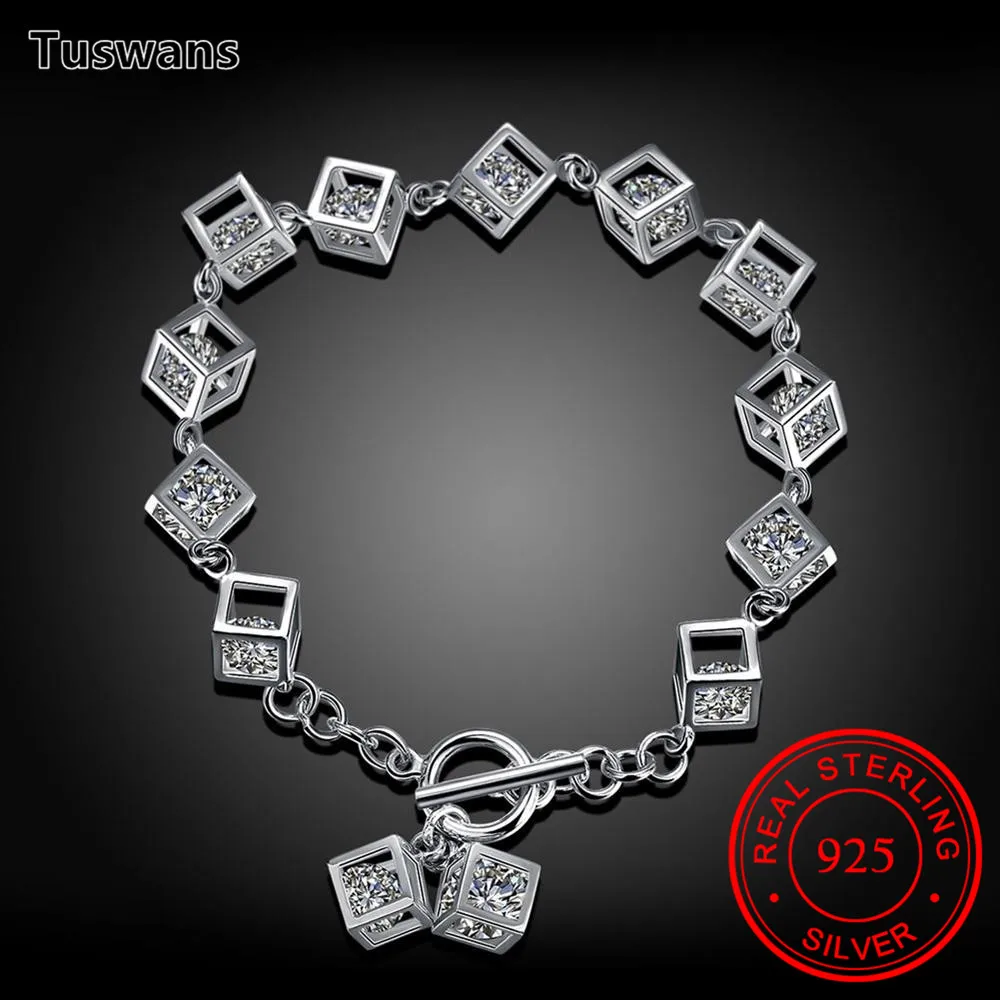 Luxury Hollow Cubic Pure 925 Sterling Silver Bracelets & Bangles For Women With Clear AAA Zircon Jewelry Gift(TSSVH070)
Luxury Hollow Cubic Pure 925 Sterling Silver Bracelets & Bangles For Women With Clear AAA Zircon Jewelry Gift(TSSVH070)