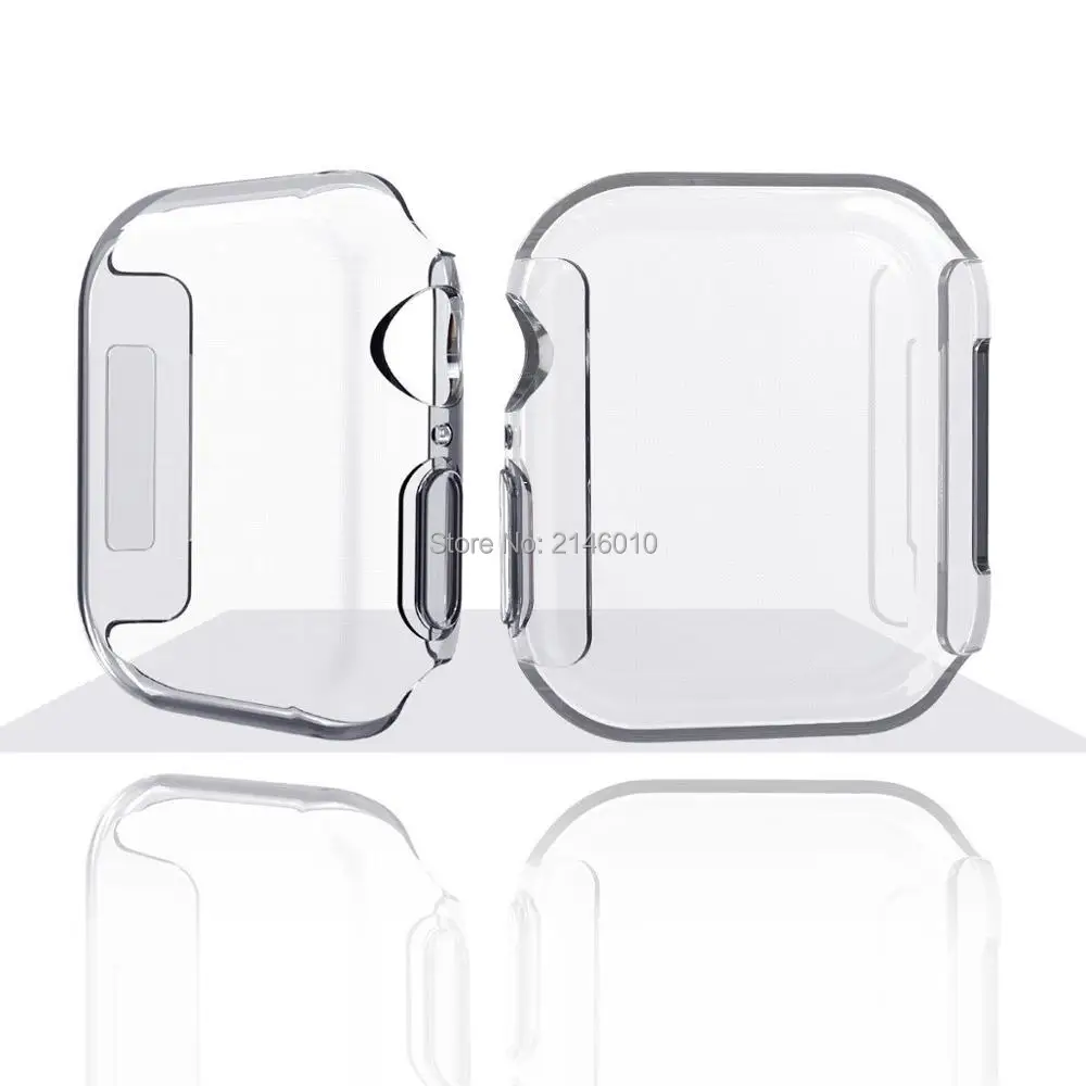For Apple Watch 4 40/44mm Slim Full Body Clear Transparent Soft TPU Case Cover with Screen Protector
For Apple Watch 4 40/44mm Slim Full Body Clear Transparent Soft TPU Case Cover with Screen Protector
