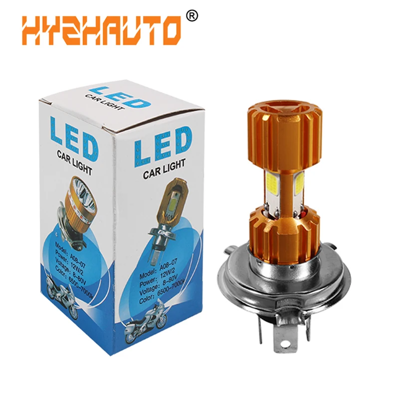 1Pcs H4 LED Motorcycle Headlight 3COB LED Moto Bulb With Hi/Lo Beam White 18W Motorbike Electrobike Scooter LED Headlamp 12V 24V
1Pcs H4 LED Motorcycle Headlight 3COB LED Moto Bulb With Hi/Lo Beam White 18W Motorbike Electrobike Scooter LED Headlamp 12V 24V