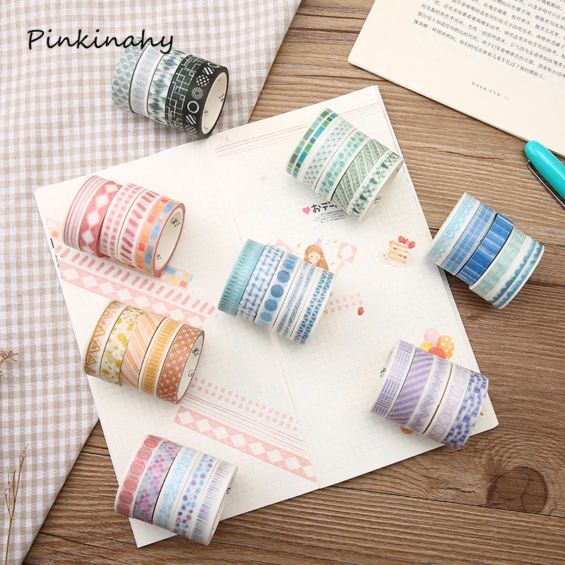 5 pcs/lot Basic Grid Striped Dots Masking Washi Tape Set Crafts and Scrapbooking Paper Japanese Stationery Office Supplies JD025
5 pcs/lot Basic Grid Striped Dots Masking Washi Tape Set Crafts and Scrapbooking Paper Japanese Stationery Office Supplies JD025