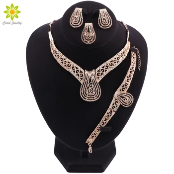 Vintage Flower Crystal Jewelry Sets African Bead Beads Statement Necklace/Earrings/Ring/Bracelet Women Wedding Jewelry
Vintage Flower Crystal Jewelry Sets African Bead Beads Statement Necklace/Earrings/Ring/Bracelet Women Wedding Jewelry