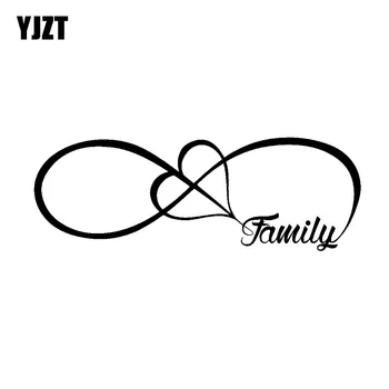 YJZT 15.2CM*5.3CM Family Love Heart Infinity Forerey Bumper Car WIndow Waterproof Car Decal C2-3024
YJZT 15.2CM*5.3CM Family Love Heart Infinity Forerey Bumper Car WIndow Waterproof Car Decal C2-3024