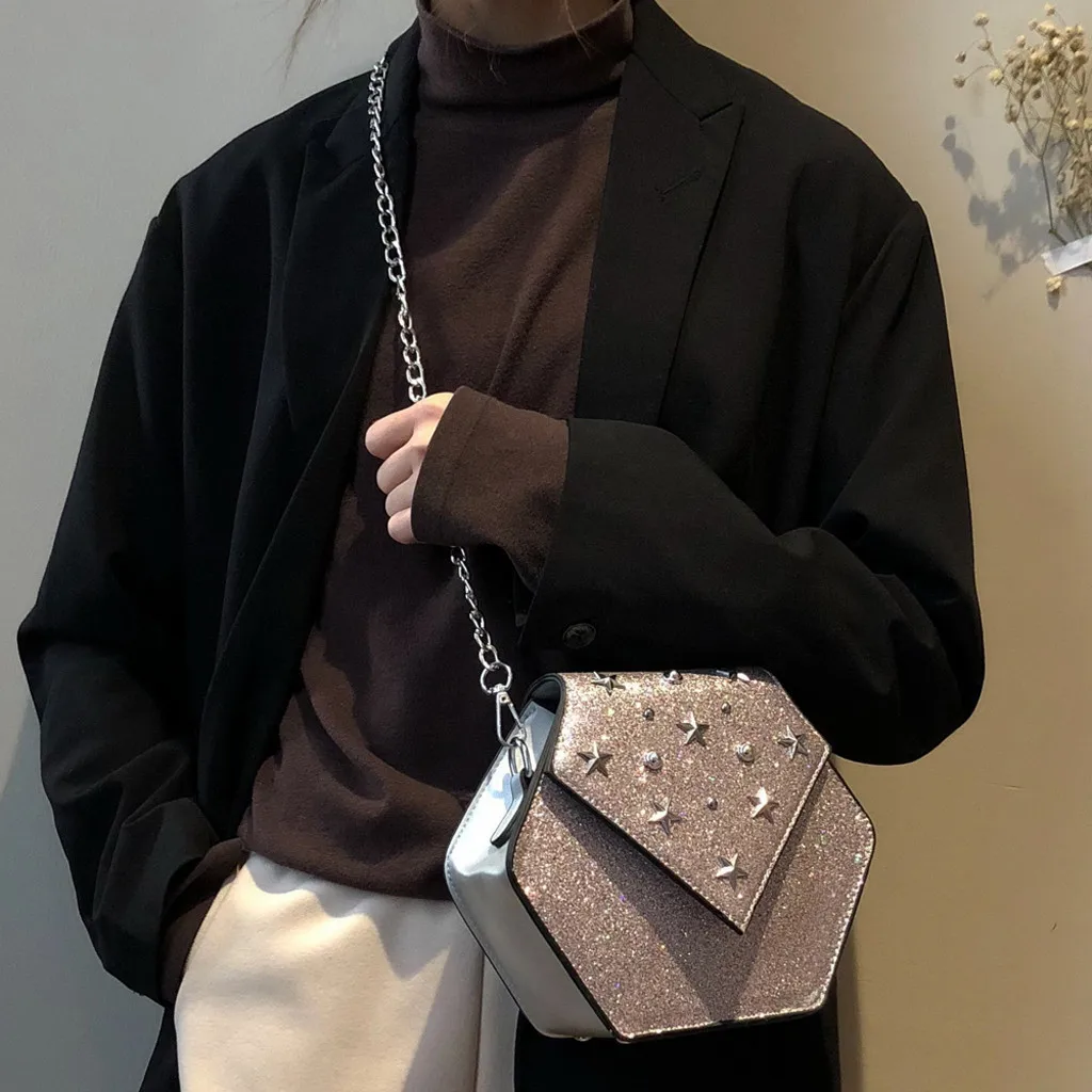 Women Sequins Star Leather Crossbody Bag Messenger Bag Chain Beach Bags sac a main femme de marque luxe cuir 2019#N3
Women Sequins Star Leather Crossbody Bag Messenger Bag Chain Beach Bags sac a main femme de marque luxe cuir 2019#N3