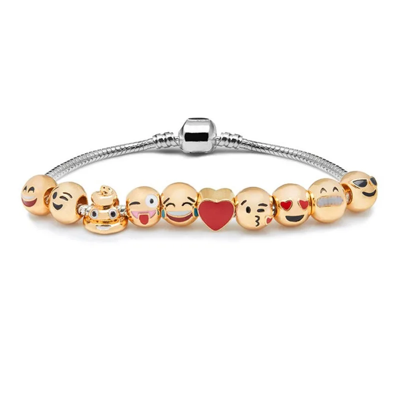 New European Christmas Fashion Emoji Beads Charms Fits Pan Bracelets Bangles For Women Party & Engagement Gifts
New European Christmas Fashion Emoji Beads Charms Fits Pan Bracelets Bangles For Women Party & Engagement Gifts